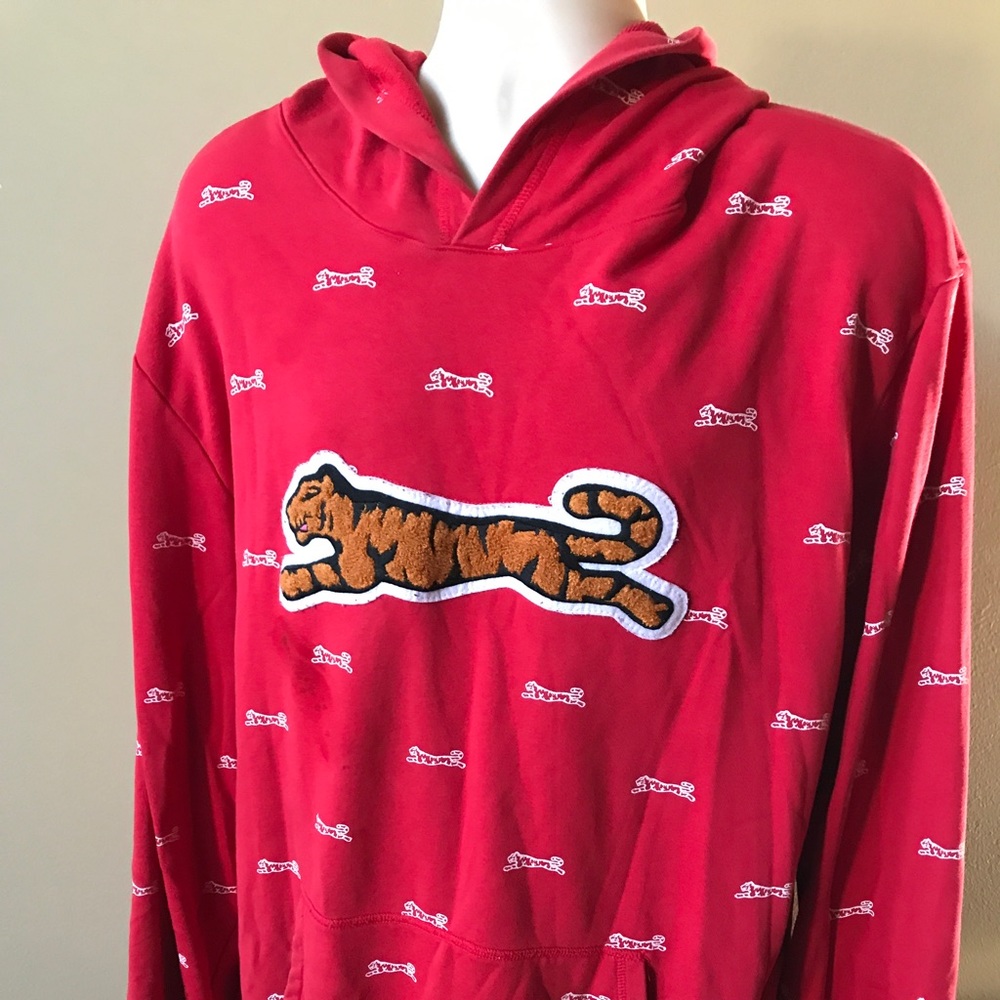 VTG Le Tigre (3XL) Embroidered Huge Tiger Hoodie Pullover